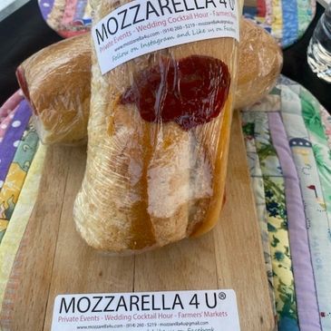 Farmers market stall with charcuterie