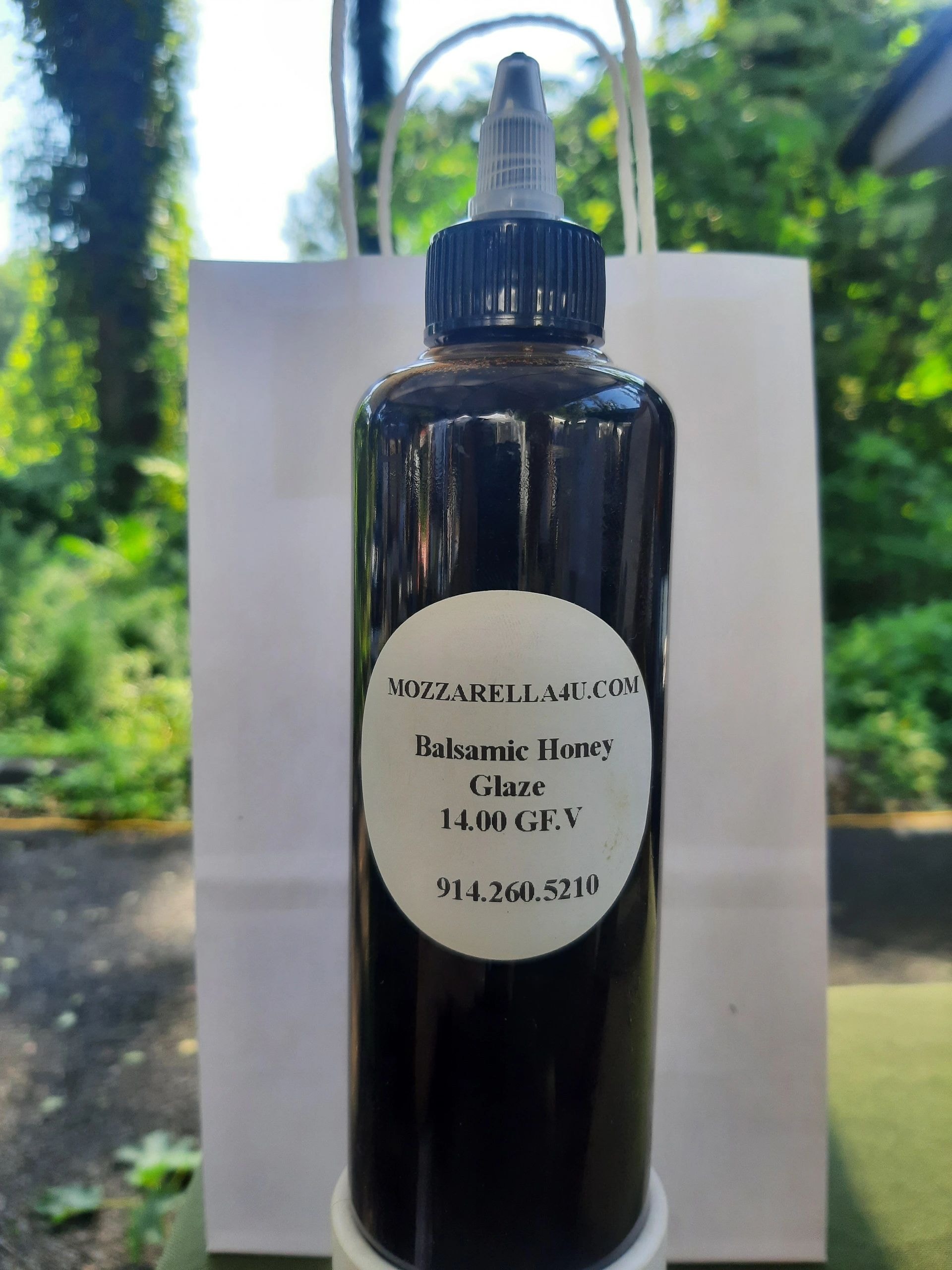 Balsamic Honey Glaze bottle